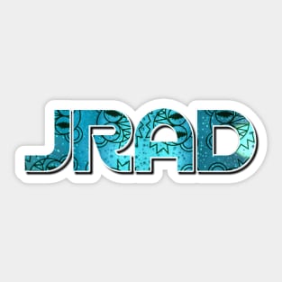 JRAD - 3D Bear lettering Sticker